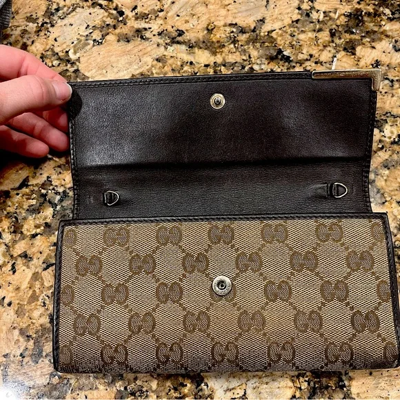 original Gucci monogram Wallet - Picture 3 of 7